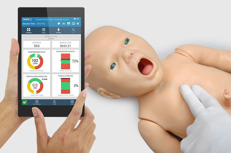 MMultipurpose Newborn S107.250 – Newborn Care and CPR Skills Trainer with OMNI® 2