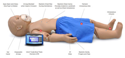 One-Year-Old CPR Patient Simulator with OMNI (S114) 2