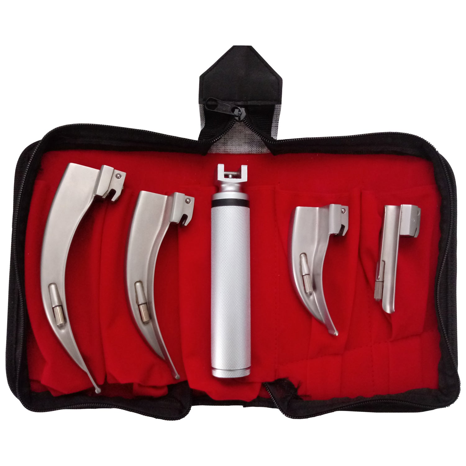4 Blade Laryngoscope Set with handle