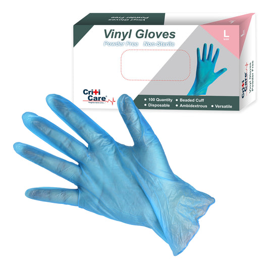 CritiCare® Gloves Vinyl – Box of 100