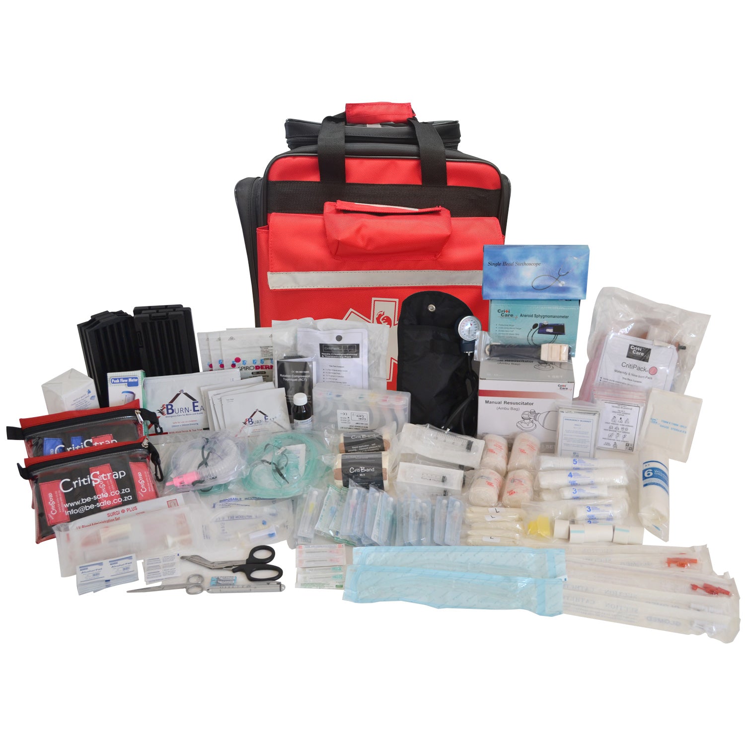 CritiCare® TraumaPAC Jump Bag & Intermediate Life Support contents