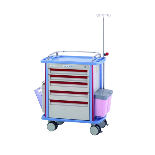 EMERGENCY TROLLEY 5 DRAWER