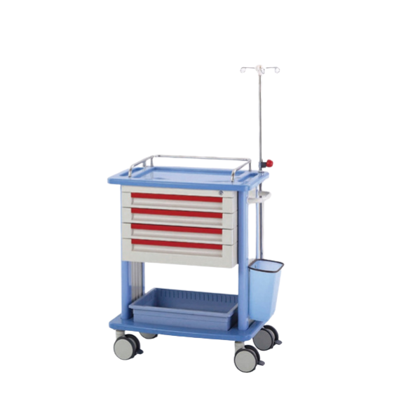 Medicine Trolley 4 Drawers