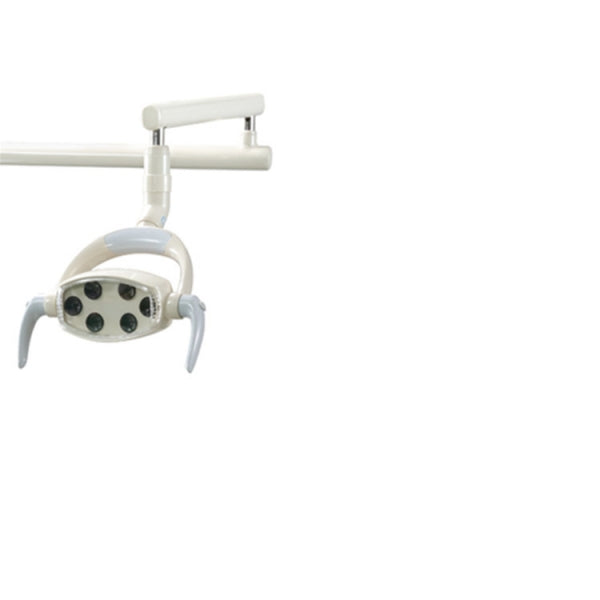 Dental Unit SCS-580   					   						    STANDARD CONFIGURATION ：            90 degree rotatable ceramic spittoon:1 set         Auto spittoon flush and cup filler control system: 1 set         24V noiseless DC motor: 1 set         3-way syringe (cold/hot): 2 pcs         LED Operating light: 1 set         Saliva ejector with strong and weak suction: 1 set         Water tank (air pressurized)(built-in): 1 set 4