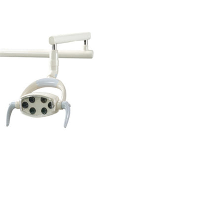 Dental Unit SCS-580   					   						    STANDARD CONFIGURATION ：            90 degree rotatable ceramic spittoon:1 set         Auto spittoon flush and cup filler control system: 1 set         24V noiseless DC motor: 1 set         3-way syringe (cold/hot): 2 pcs         LED Operating light: 1 set         Saliva ejector with strong and weak suction: 1 set         Water tank (air pressurized)(built-in): 1 set 4